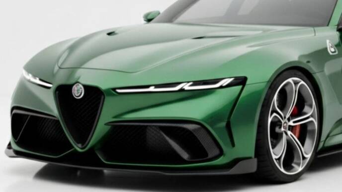 Alfa Romeo Giulia Station Wagon render