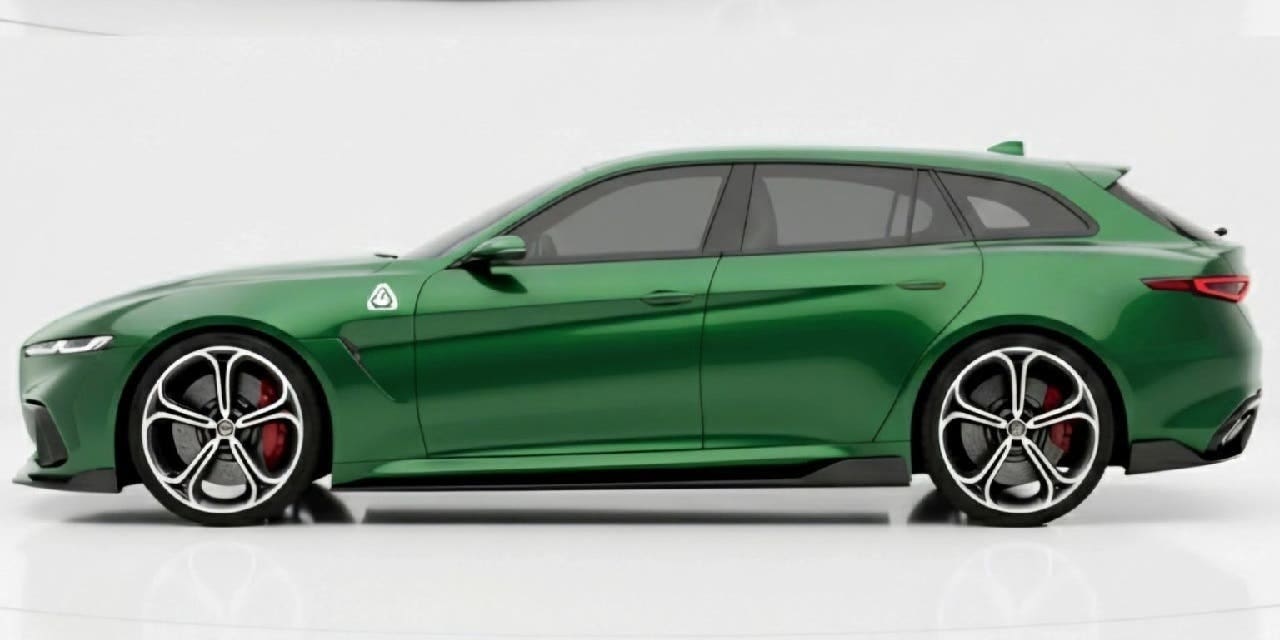 Alfa Romeo Giulia Station Wagon render