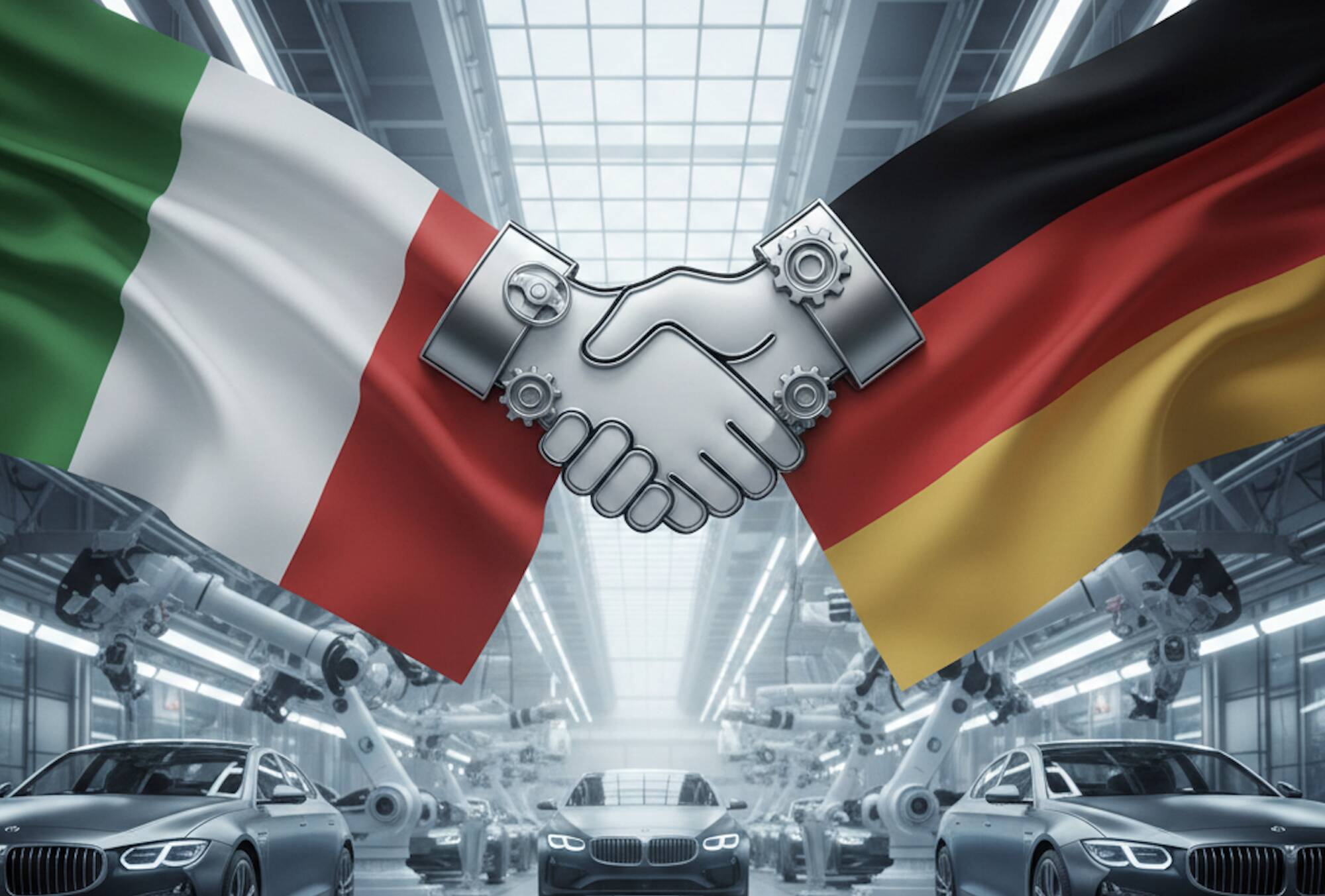 Auto a benzina asse Germania-Italia contro la Francia