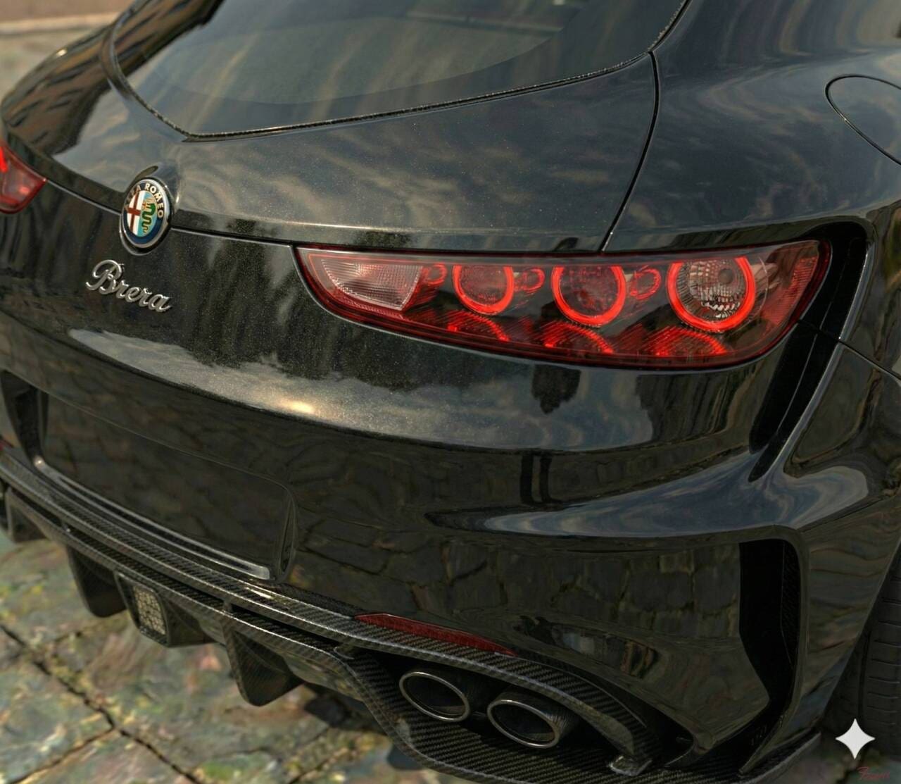 alfa romeo brera render