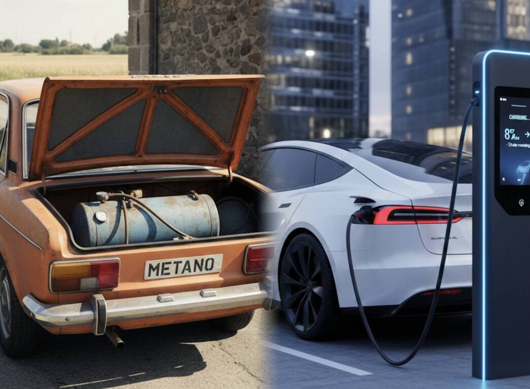 metano elettrica auto