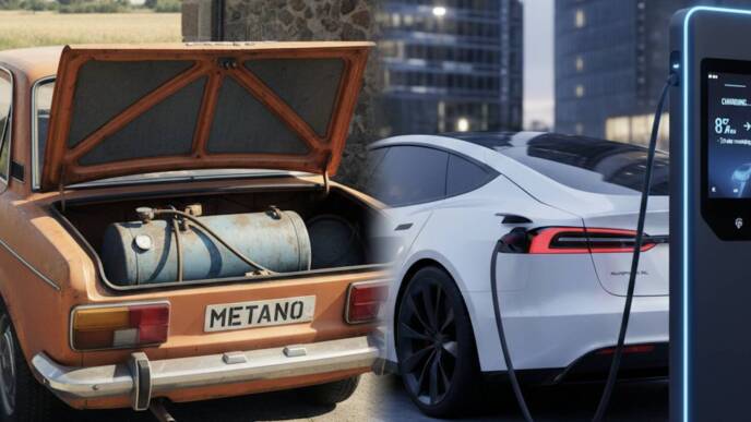 metano elettrica auto
