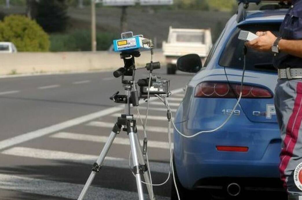 posto di blocco polizia