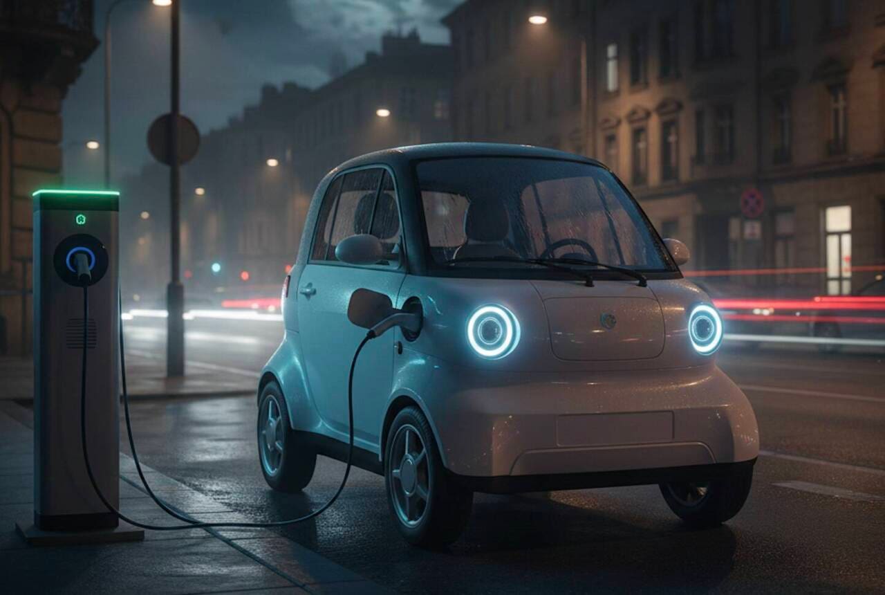 elettrica in ricarica