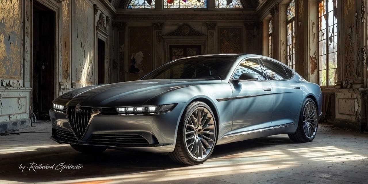 Alfa Romeo Medici ammiraglia render