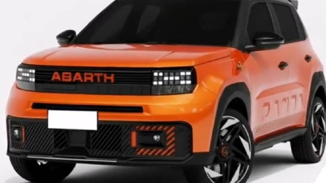 Fiat Grande Panda Abarth render
