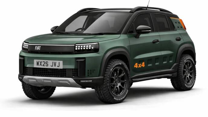 Nuova Fiat Pandina 4x4 render