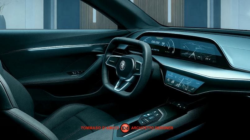 Alfa Romeo Alfetta render