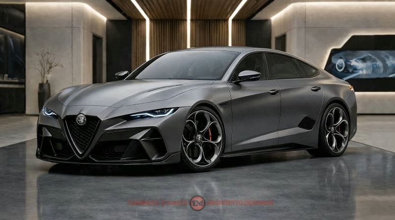 Alfa Romeo Alfetta render