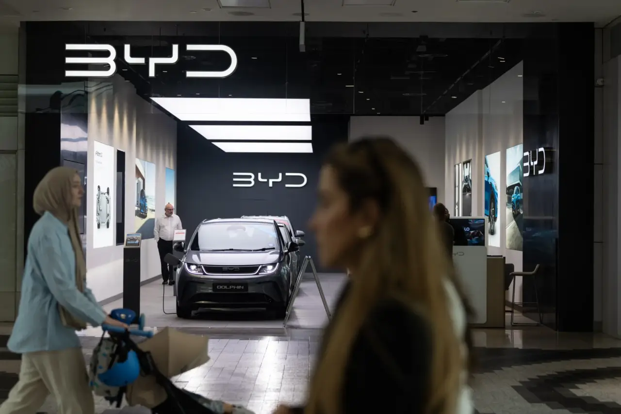 BYD showroom