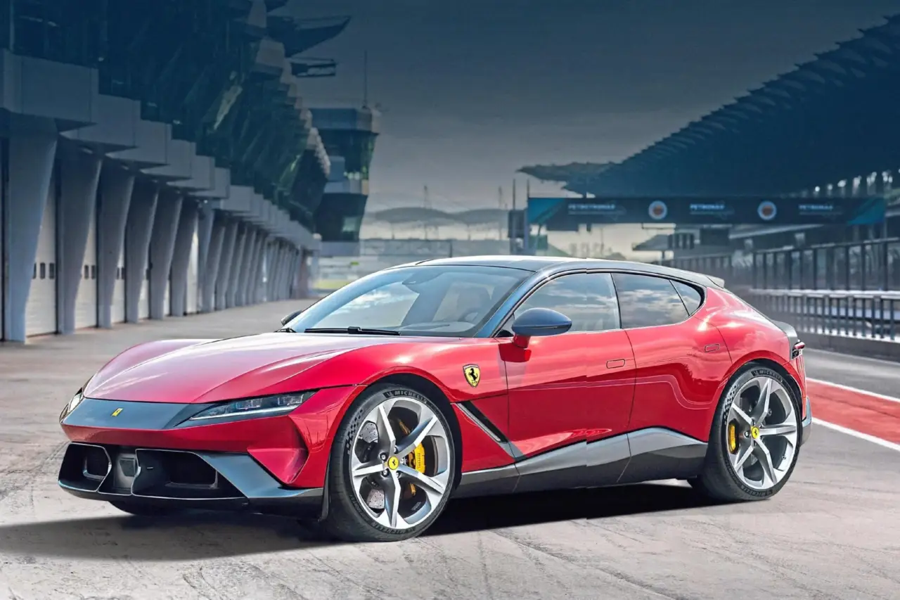Ferrari Luce render