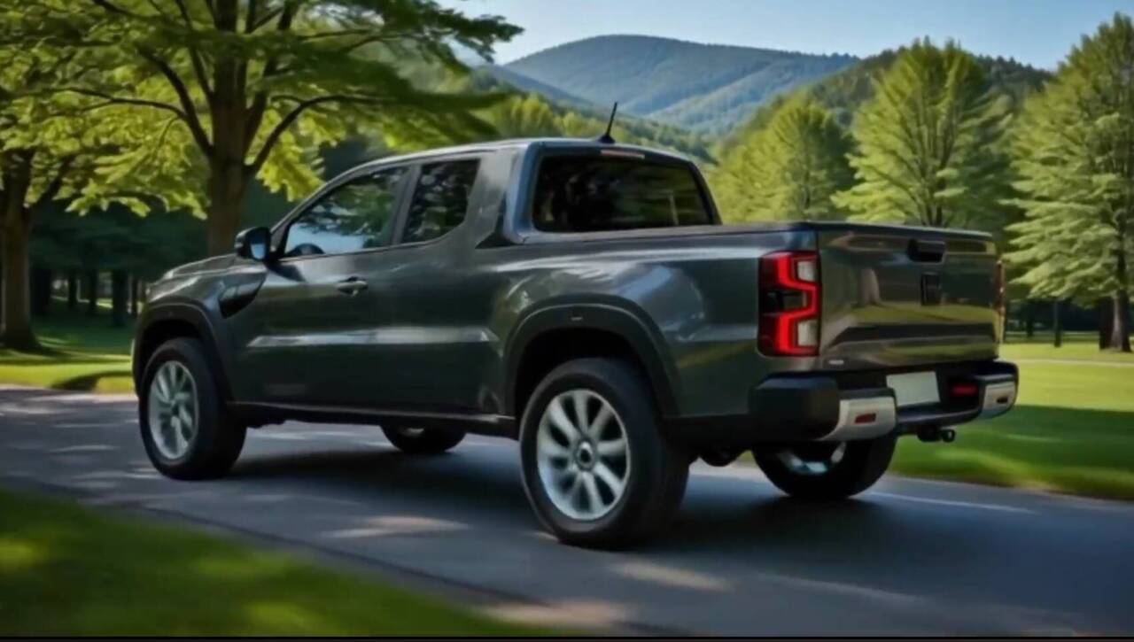 Fiat Grande Panda pickup render