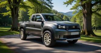 Fiat Grande Panda pickup render