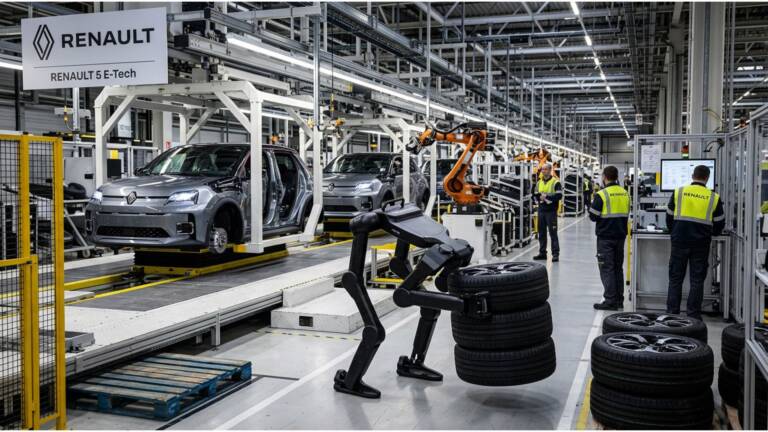 Renault accelera sui robot umanoidi: 350 unità in fabbrica entro il 2027