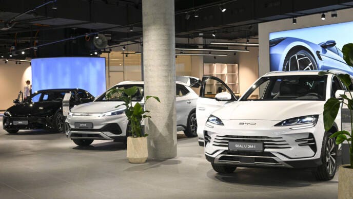 BYD showroom