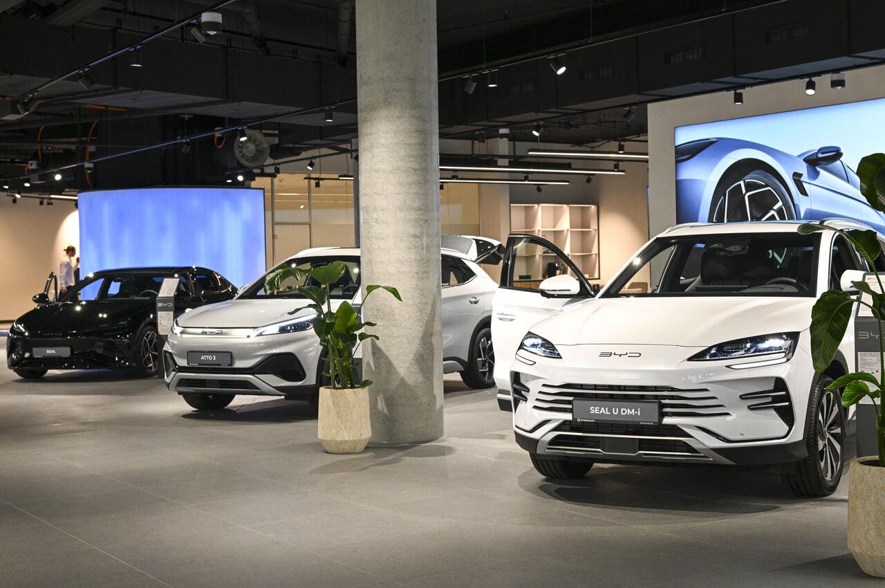 BYD showroom