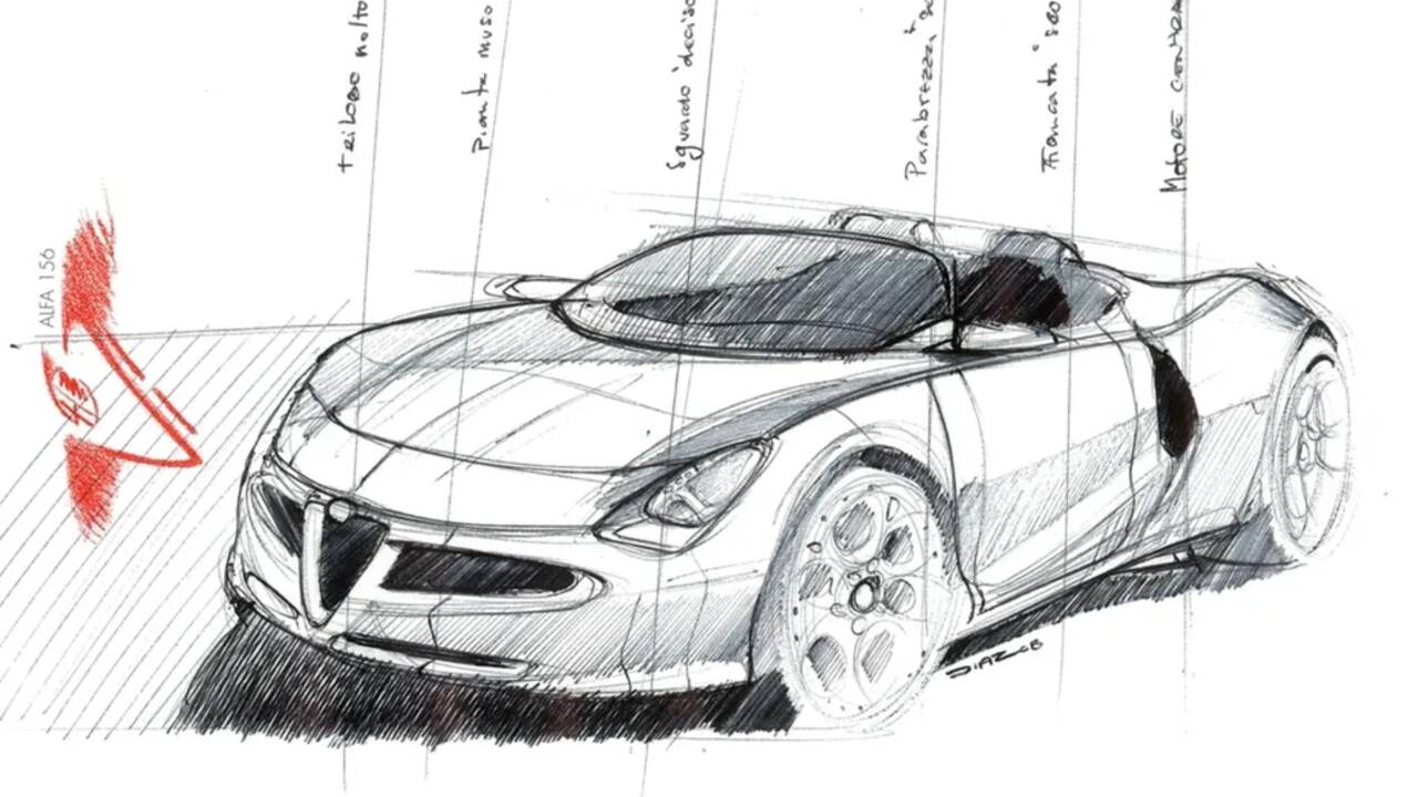 alfa romeo spider render