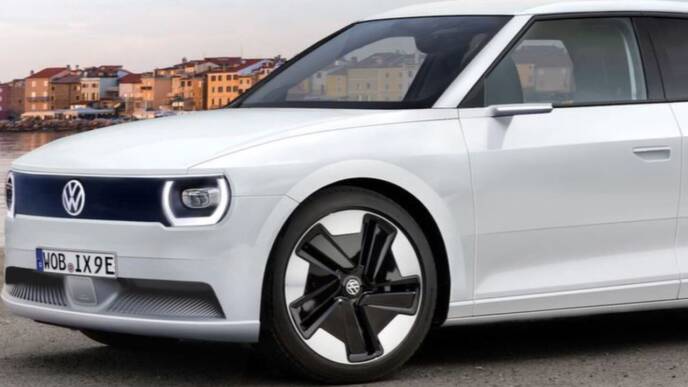 volkswagen golf 9 render