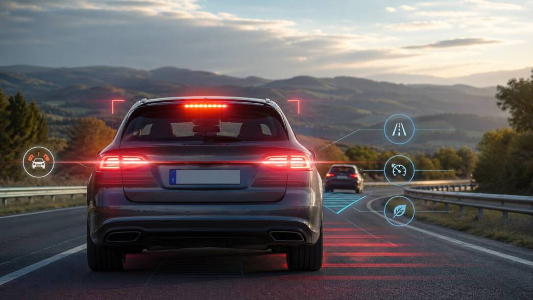 Auto luci stop adattive