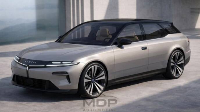 Lancia Beta HPE render