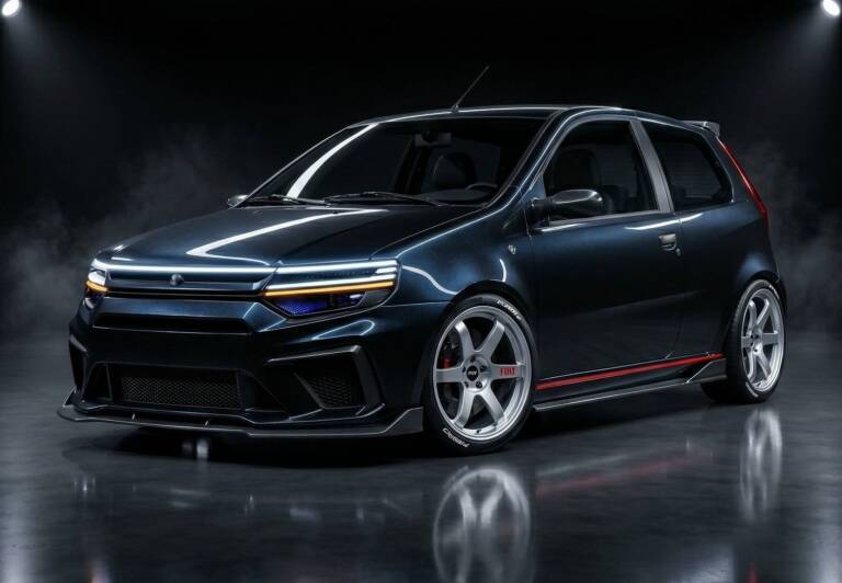 Nuova Fiat Punto, questo render la immagina più sportiva e aggressiva che mai