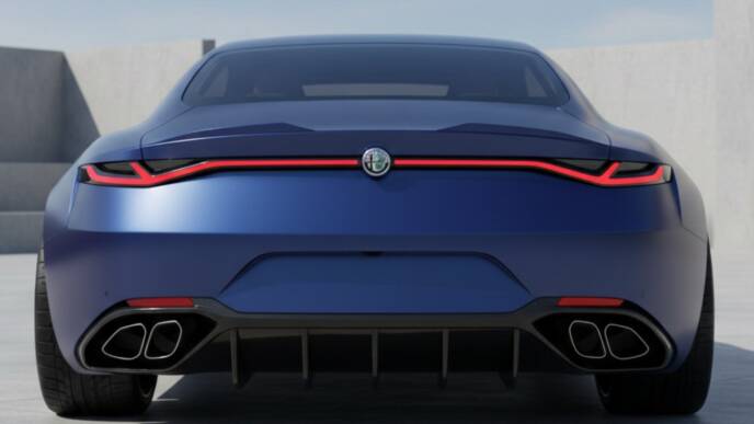 alfa romeo berlina render