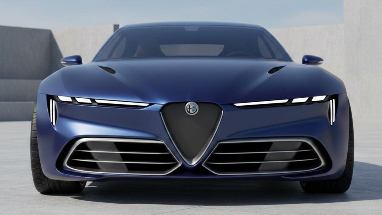 alfa romeo berlina render