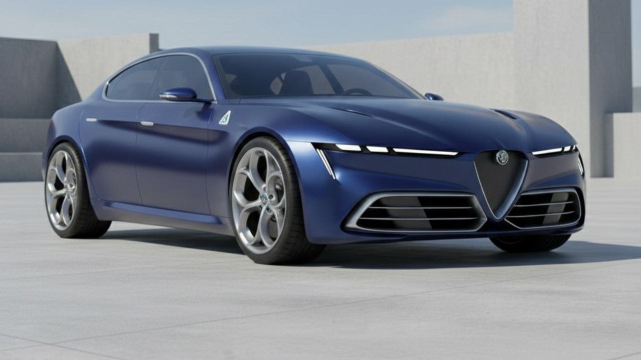 alfa romeo berlina render