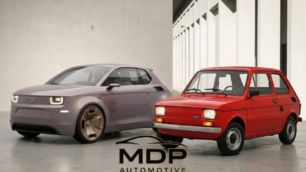 Fiat 126 render
