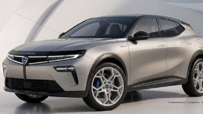 Lancia Delta Crossover render