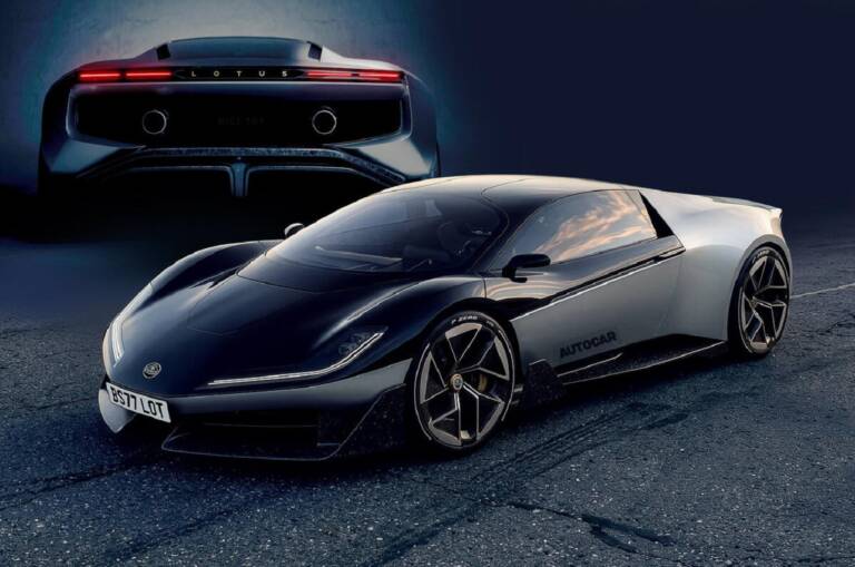 Lotus conferma una nuova supercar ibrida con motore V8 per il 2028