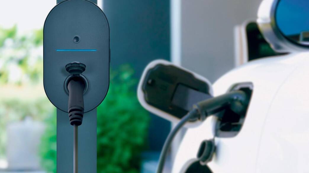 veicolo elettrico in carica