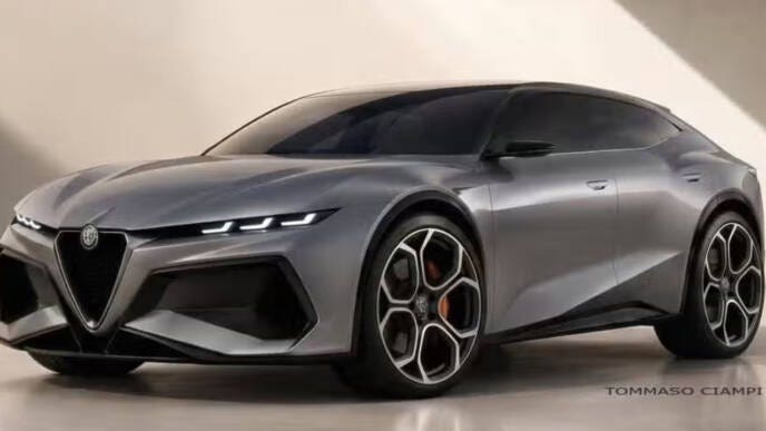 render futuro C-SUV Alfa Romeo
