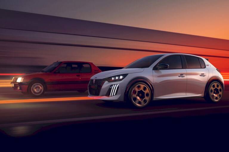 Peugeot E-208 GTi, fedele al concept: prime immagini ufficiali