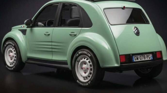 citroen 2cv render