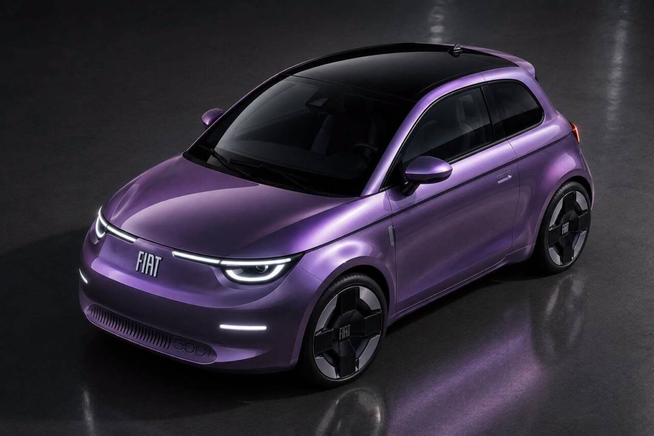 Fiat 500 2030 render