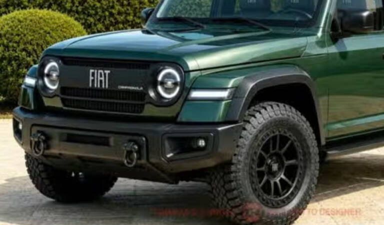 Fiat Campagnola, la versione pickup squadrata e con tre posti davanti