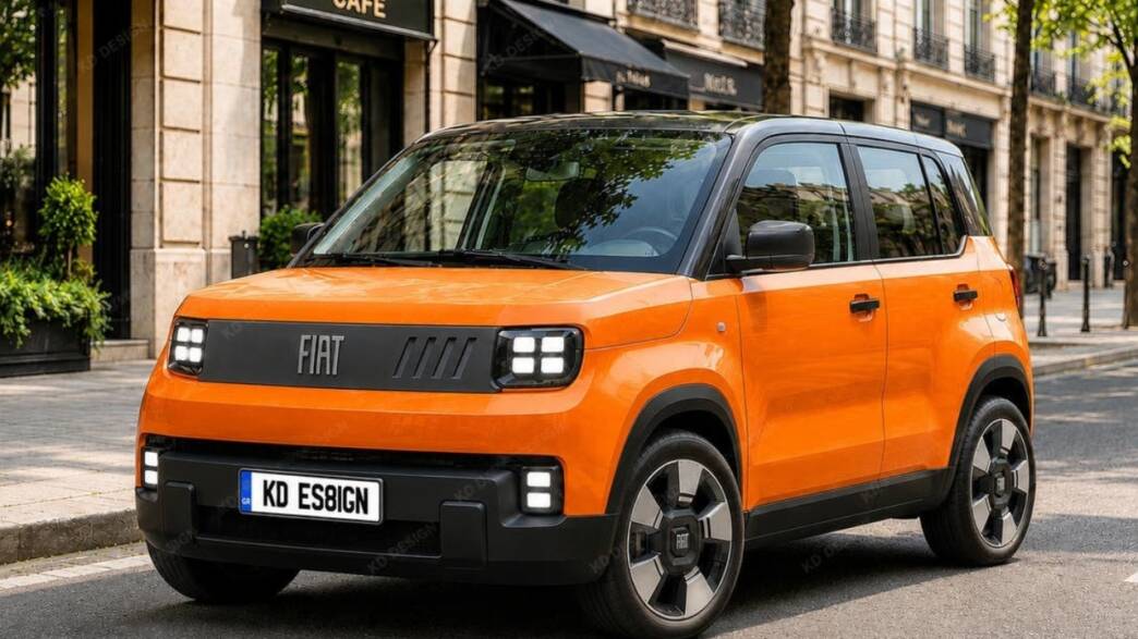 Fiat Pandina EV render