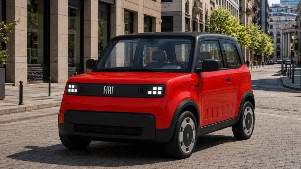 Fiat e-car render