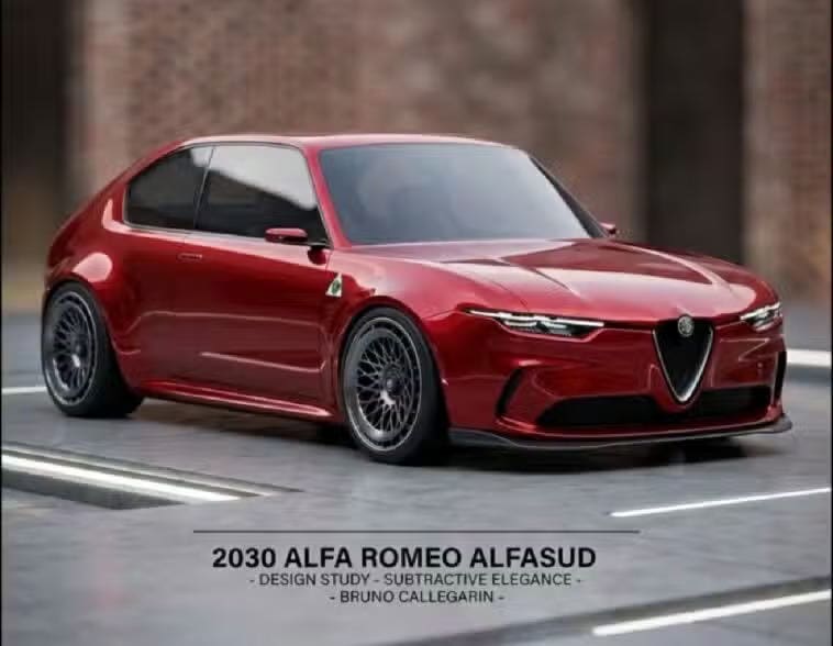 alfa romeo alfasud render