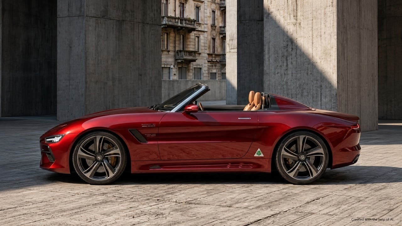 Alfa Romeo Spider render