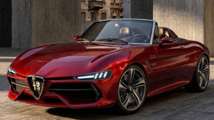 Alfa Romeo Spider render