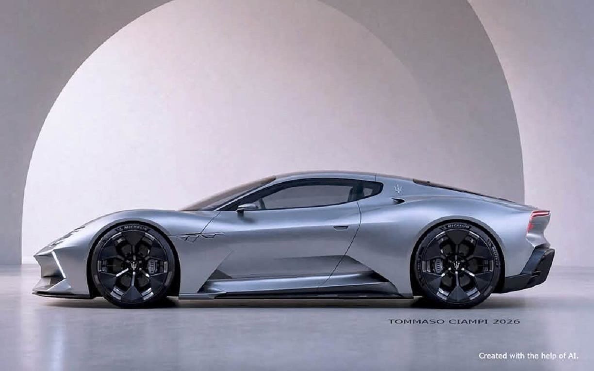 Maserati supercar render