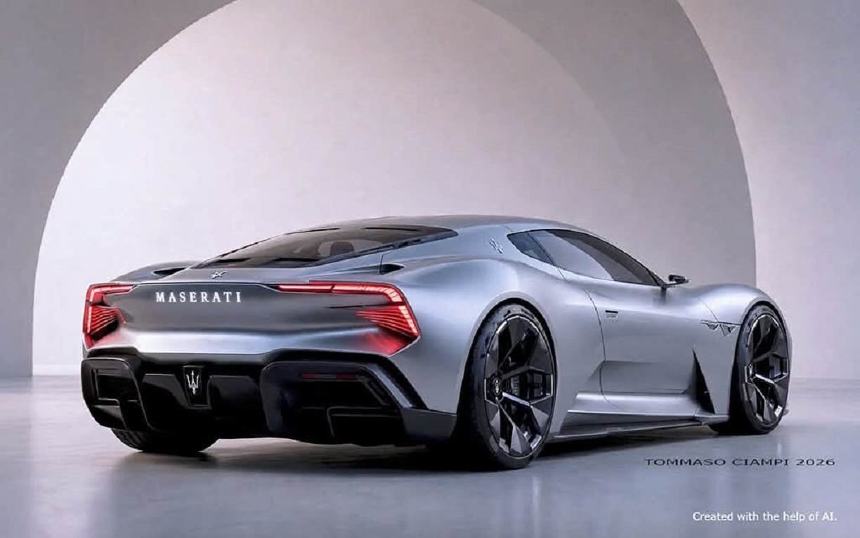 Maserati supercar render