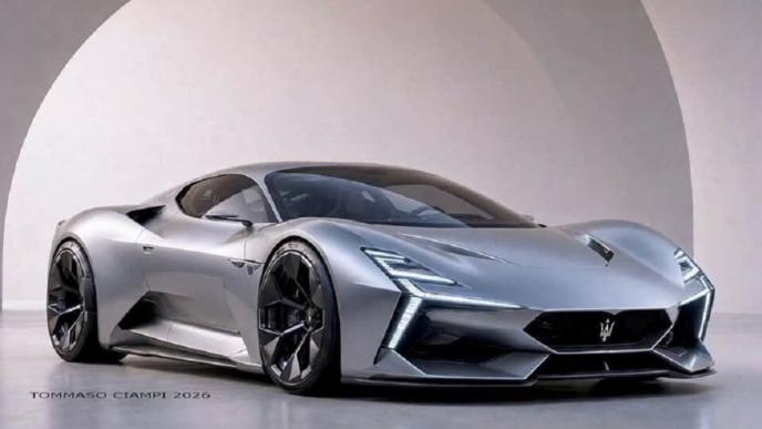 Maserati supercar render