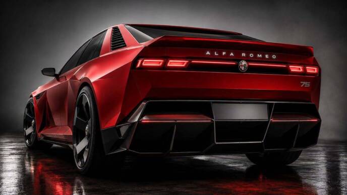nuova Alfa Romeo 75