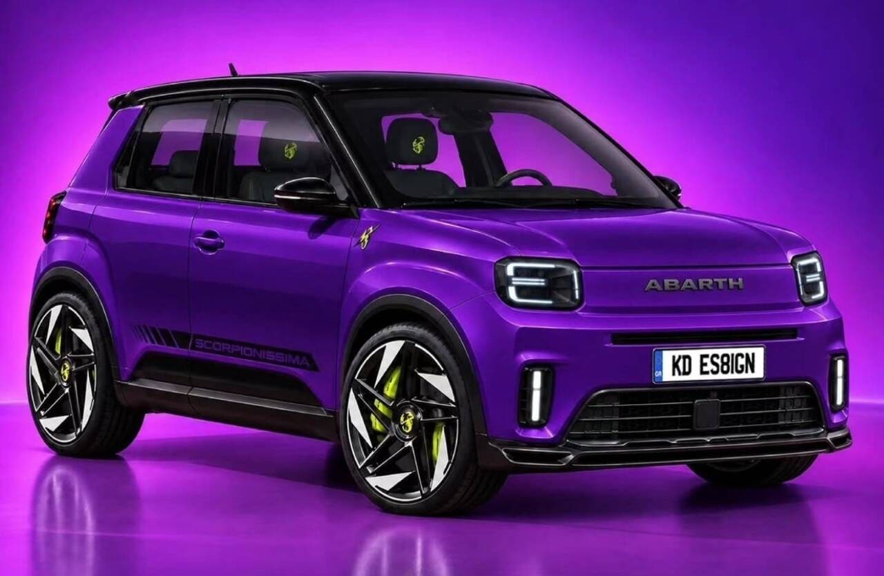 Fiat Abarth 147 render