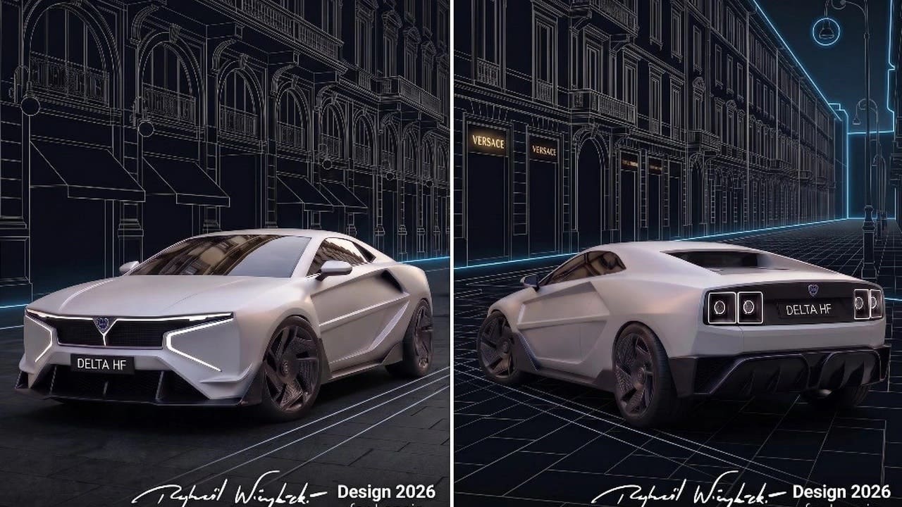 Lancia Delta HF render
