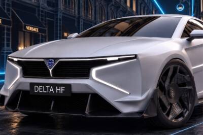 Lancia Delta HF render