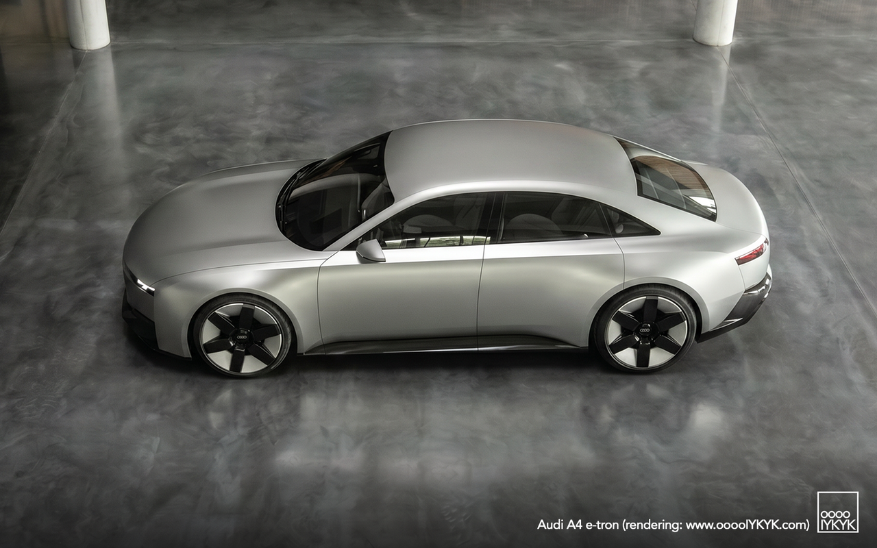 Audi a4 e -tron render